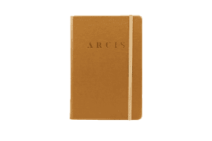Arcis Notebook A5 Brown Front