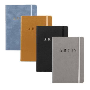 Arcis a5 notebook combined colourways plain lined