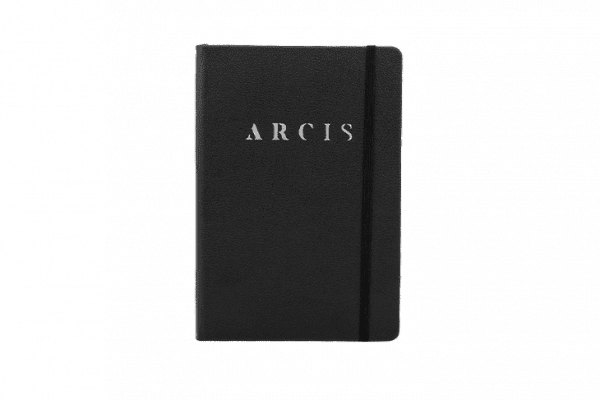 Arcis Notebook A5 Black Front